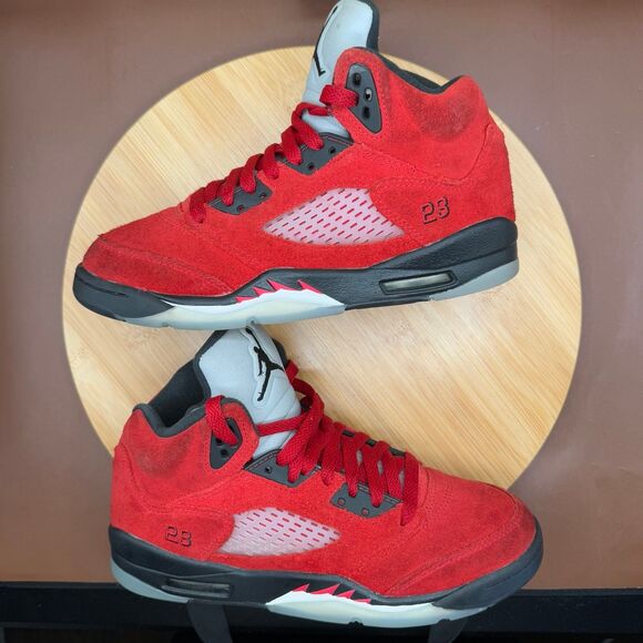 Jordan 5 Retro Mid Raging Bull (GS) Sz 6Y - Picture 3 of 10